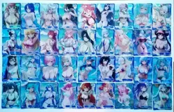 Senpai Goddess Haven #4 - 54 Unique Waifu Bikini Cards Full SSR, UR, ZR Cards - Image 2