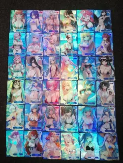 Senpai Goddess Haven #4 - 54 Unique Waifu Bikini Cards Full SSR, UR, ZR Cards - Image 5