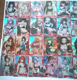 Senpai Goddess Haven #5 - 54 Unique Waifu Bikini Cards Full SSR, UR, ZR Cards - Image 3