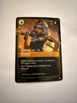 FOIL Riftbound Qiyana Card OGN 155/298 English League of Legends - Image 1