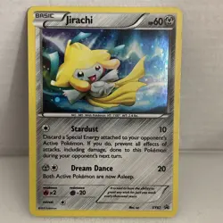 Pokemon TCG Jirachi XY67 Holo Black Star Promo Card MP - Image 1