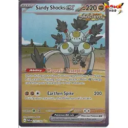 250/182 Sandy Shocks ex : Special Illustration Rare Card : SV04 Paradox Rift - Image 1