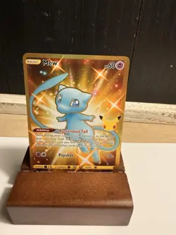 Pokemon Mew TCG 2021 Gold Celebrations Card 025/025 Full Art Secret Rare - Image 1