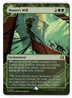 Nature's Will NM* FOIL ENCHANTING TALES Wilds Of Eldraine 0057 mtg -UnltdCards - Image 1