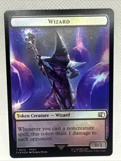 Hero (0005) Wizard (0015) Double-Sided Token Final Fantasy Foil - Image 2