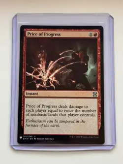 Price of Progress NON-FOIL Eternal Masters Mystery Booster #141 NM- MTG ENG - Image 1