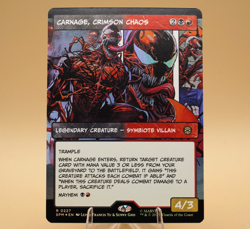 Carnage, Crimson Chaos | #227 | Rare | Borderless Foil | SPM | MTG - Image 1