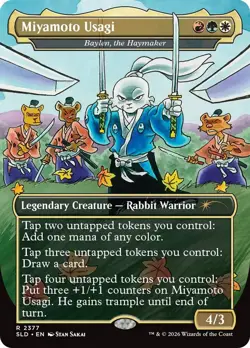 Miyamoto Usagi - Baylen, the Haymaker Stan Sakai Secret Lair 2377 Near Mint - Image 1