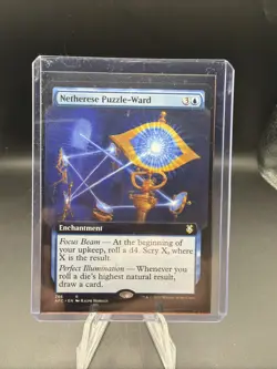 Netherese Puzzle-Ward 286 (Extended Art) Adventures in the Forgotten Realms MTG - Image 1