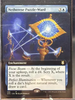 Netherese Puzzle-Ward 286 (Extended Art) Adventures in the Forgotten Realms MTG - Image 2