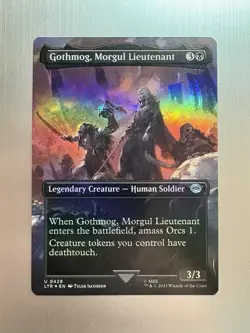 Gothmog, Morgul Lieutenant - 429 - MTG: Lord of the Rings - Borderless - FOIL - Image 1