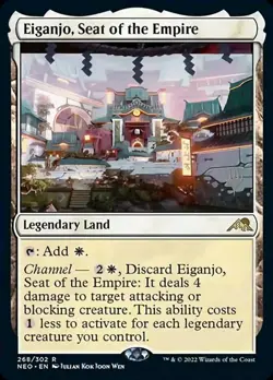 Eiganjo, Seat of the Empire (Promo Pack) [Kamigawa: Neon Dynasty Promos] Near Mi - Image 1