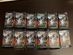 MTG *12x The Lord of the Rings: Tales of Middle-Earth Set Booster Packs* Magic - Image 1
