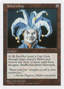 Jester's Cap (HP) Fifth Edition 5ED Magic MTG - Image 1