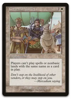 Cornered Market #14 (LP) Mercadian Masques MMQ Magic MTG - Image 1