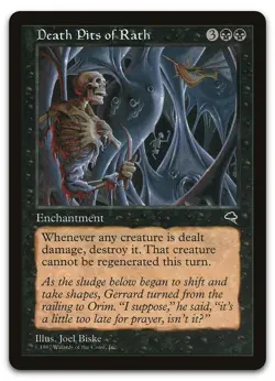 Death Pits of Rath #127 (LP) Tempest TMP Magic MTG - Image 1