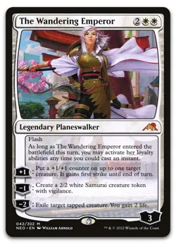 The Wandering Emperor #42 (NM) Kamigawa Neon Dynasty NEO Magic MTG - Image 1