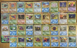 35 NM-LP Vintage 1st Edition Pokemon Card Lot Fossil Jungle Rocket & Gym Heroes - Image 1