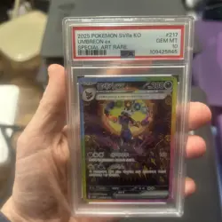 Pokemon Umbreon EX TCG SAR 217/187 Terastal Festival SV8a Korean PSA 10 - Image 1