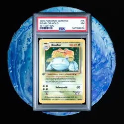 1999 Pokemon German Bisaflor - Holo 1st First Edition PSA 7 - Venusaur 15/102 - Image 1