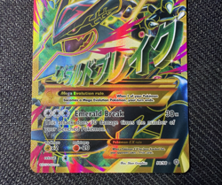 Pokemon M Rayquaza EX Full Art Mega Evolution Holo 98/98 XY Ancient Origins 2016 - Image 3