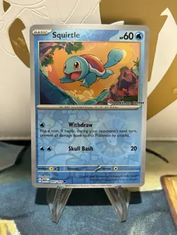 Squirtle 007/165 SVP Black Star Promos Pokemon Center Exclusive NM - Image 1