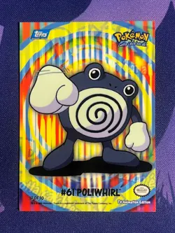 2000 Topps Pokemon TV Series 2 #61 Poliwhirl 3 of 10 - Image 1