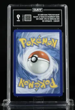 Pokemon TCG Destined Rivals Team Rocket's Moltres EX Full Art 229/182 TAG 9💥📈 - Image 2