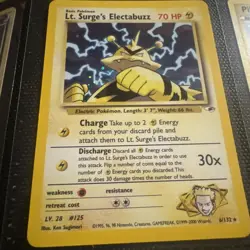 pokemon gym heroes lt. surge's electabuzz 6/132 - Image 2