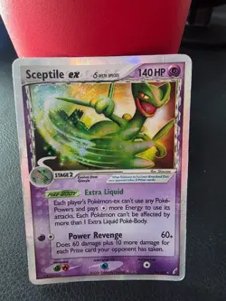Pokemon TCG Sceptile ex Holo Delta Species 96/100 EX Crystal Guardians - MP - Image 1
