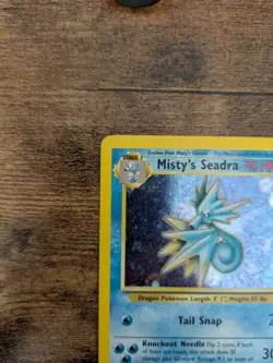 Misty's Seadra 9/132 Holo Rare Gym Heroes Pokemon Unlimited Holo - Image 4