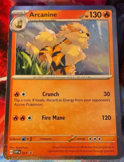 2023-25 Pokemon SV Black Star Promos - SVP EN Arcanine #011 - Image 1