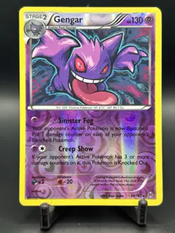 Pokemon TCG Gengar Holo Rare Reverse Holo Breakthrough 60/162 Stage 2 130 HP - Image 1
