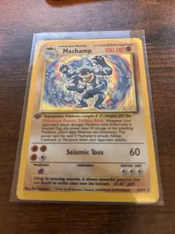 Pokemon TCG Machamp Holo Rare 1st Edition Base Set and Magneton Base Set - Image 3
