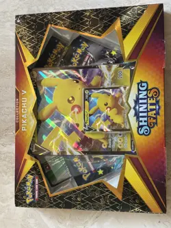 BUNDLE: Shining Fates Pikachu V Collection Box 2021 NEW SEALED, EXTRAS; Pokemon - Image 5
