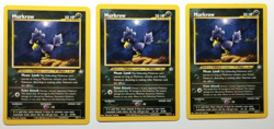 Murkrow Set: 3 Murkrow - 24/111 Neo Genesis + 3 Japanese Pocket Monsters No. 198 - Image 3
