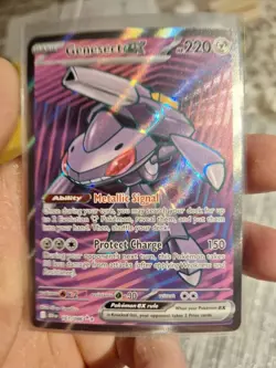 Genesect ex 161/086 Ultra Rare Full Art Holo Black Bolt Pokemon NM - Image 1