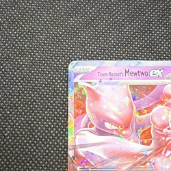 Team Rocket's Mewtwo ex Destined Rivals Ultra Rare Pokemon TCG 081/182 S&V - Image 3