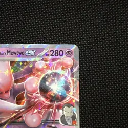 Team Rocket's Mewtwo ex Destined Rivals Ultra Rare Pokemon TCG 081/182 S&V - Image 4