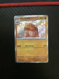Naclstack 177/091 - Paldean Fates Shiny Rare Holo Pokemon TCG NM - Image 1
