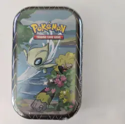 Pokemon TCG: Sword &Shield Shining Fates Mini Tin Celebi - Sealed - Image 1