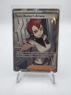 Pokemon TCG Team Rocket's Ariana 224/182 Destined Rivals Full Art Ultra Rare NM - Image 1