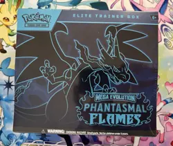 Pokemon TCG Mega Evolution Phantasmal Flames Elite Trainer Box ETB Sealed - Image 1