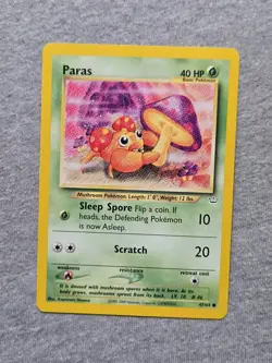 Pokemon TCG Paras Neo Revelation 47/64 Regular Unlimited Common - Image 1