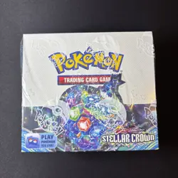 Pokemon TCG Booster Box 36 Packs - Scarlet and Violet Stellar Crown SV07 Sealed - Image 1