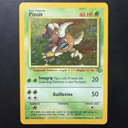 Pokemon Vintage Holo Pinsir 9/64 Jungle WotC 1999 - Image 1