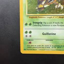 Pokemon Vintage Holo Pinsir 9/64 Jungle WotC 1999 - Image 5