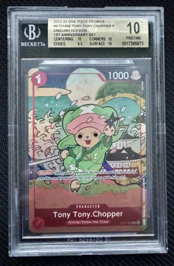 2024 ONE PIECE ENGLISH VERSION 1ST ANNIVERSARY SET #006 TONY TONY CHOPPER BGS 10 - Image 1