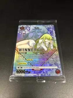 C.C. Winner Union Arena Card Promo English CGH-1-077 Code Geass - Image 1