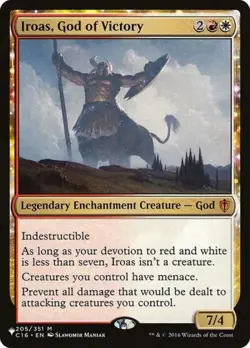 MTG - Iroas, God of Victory - The List - Light Play - Normal - Image 1